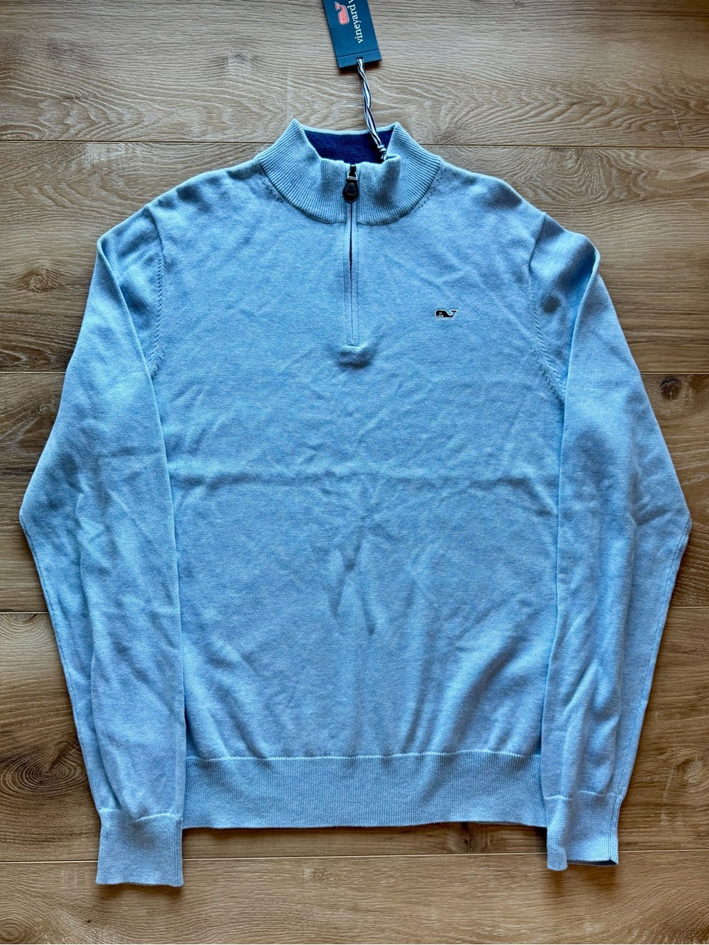 Vineyard Vines Classic Quarter Zip in Jake Blue Boys Size XL 18 NEW